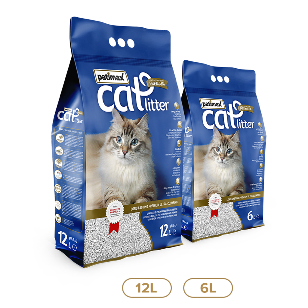 Patimax Premium Ultra Clumping Cat Litter[Flavor - Lavander, Size - 6L]