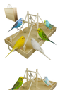 Vanpet Bird Playground (Foldable)-38 x30x10 cm-BTLB03009
