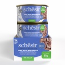 Schesir Complete & Balanced Nutrition Wet Cat Food in Jelly Can- Tuna With Whitebait 85g [MOQ:12pcs]