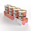 Schesir Complete & Balanced Nutrition Wet Cat Food in Broth Can- Natural Salmon 85g [MOQ:12pcs]