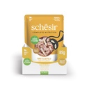 Schesir Complete & Balanced Nutrition Wet Cat Food in Jelly Pouch- Tuna With Chicken 85g [MOQ:12pcs]
