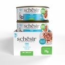 Schesir Complements Cat Wet Food  in Jelly Can- Tuna 70g [MOQ:12pcs]