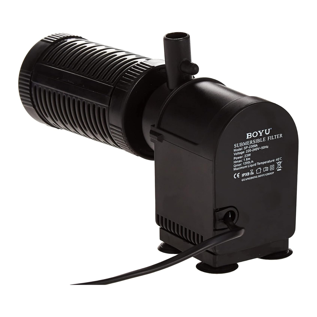 Boyu Submersible Filter[SP Series][Flow - 1200L/h, Model - SP2300-A]