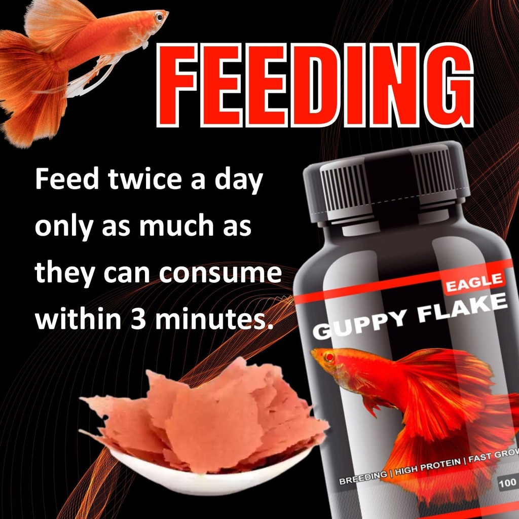 Horizone Eagle Guppy Flakes - 100ml