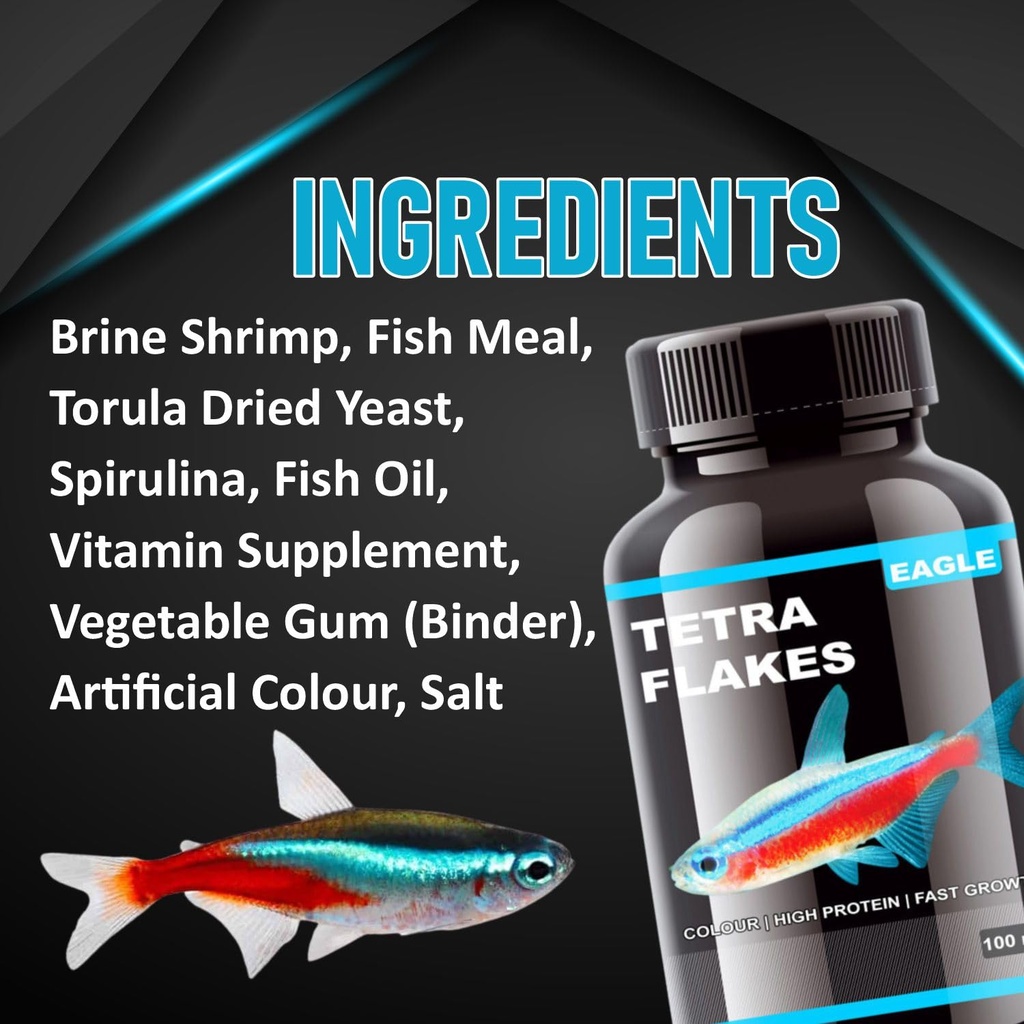 Horizone Eagle Tetra Flakes - 100ml
