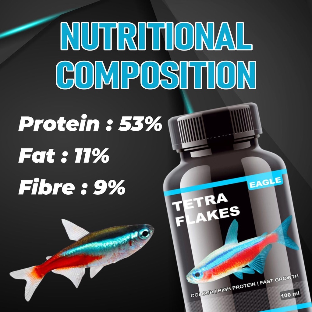 Horizone Eagle Tetra Flakes - 100ml