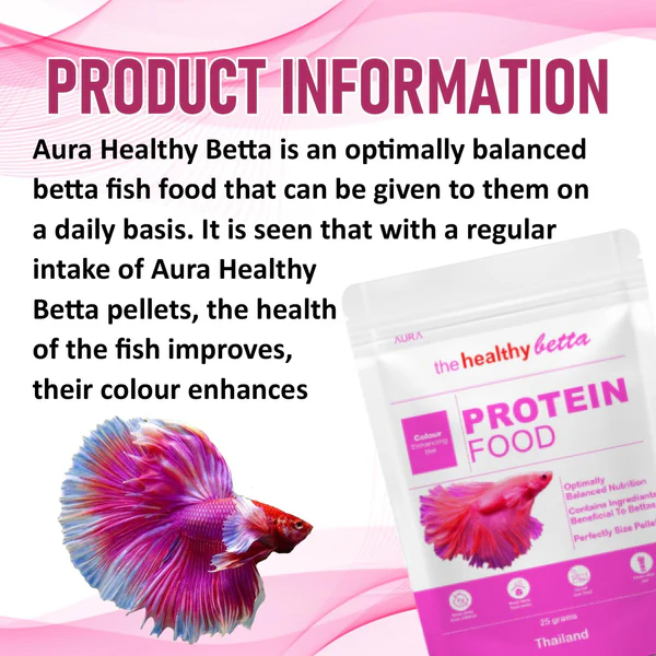 Horizone Aura Betta Protein Food - 25g (Min Order 25g - 12 pcs)