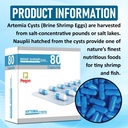 Horizone Peqon Artemia Cyst Blue Ring 80 Capsules