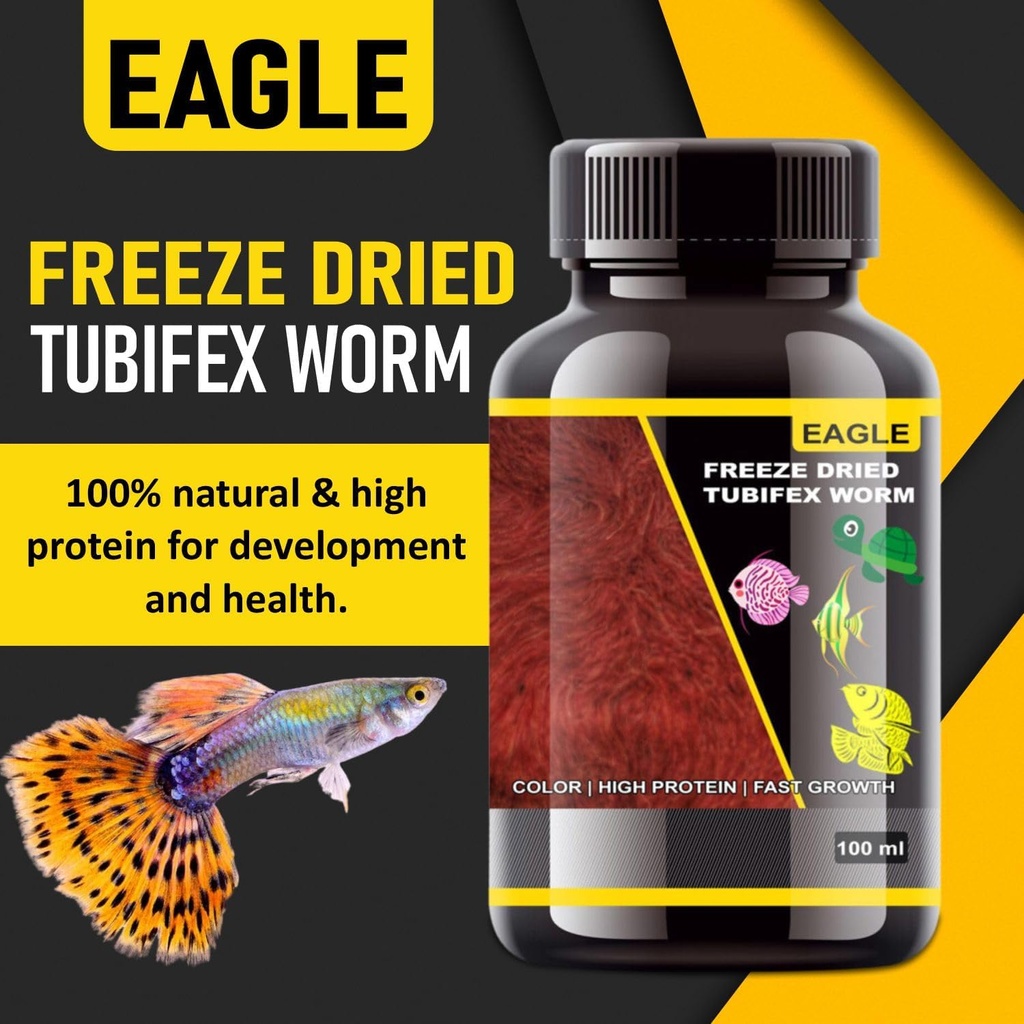 Horizone Eagle Freeze Dried Tubifex Worms - 100 ml