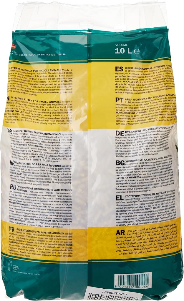 Padovan Woody Litter- 10L