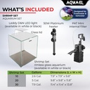 Aquael Shrimp Set Smart White-Day & Night[Volume - 10L]