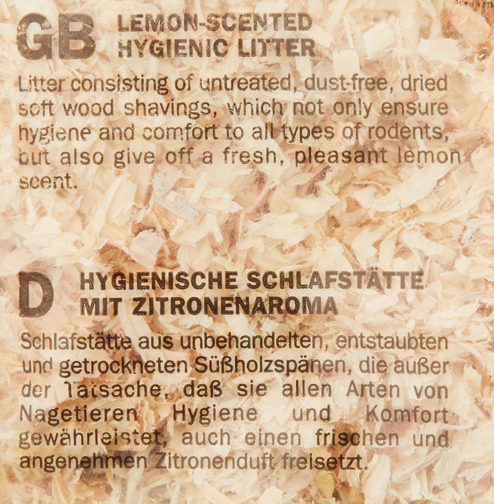 Padovan Wood Chips Lemon[Weight - 1kg, Size - 14L]