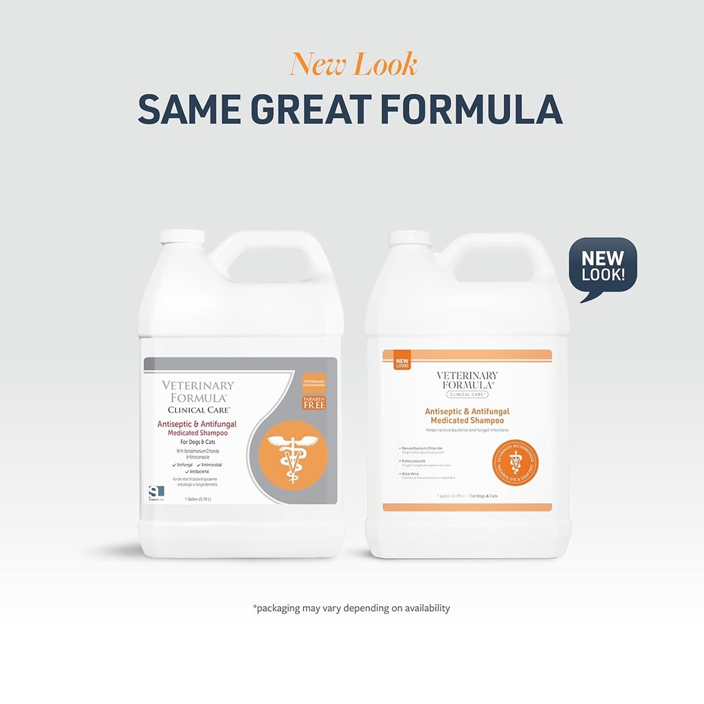 Synergy Labs VFCC Antiseptic & Antifungal Medicated Shampoo 3.79L (1 gallon) [Volume - 3.79 L]