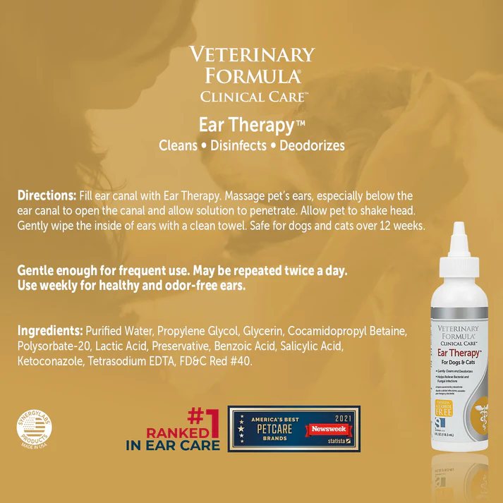 Synergy Lab Ear Therapy For Dog & Cat[Volume - 118ml]