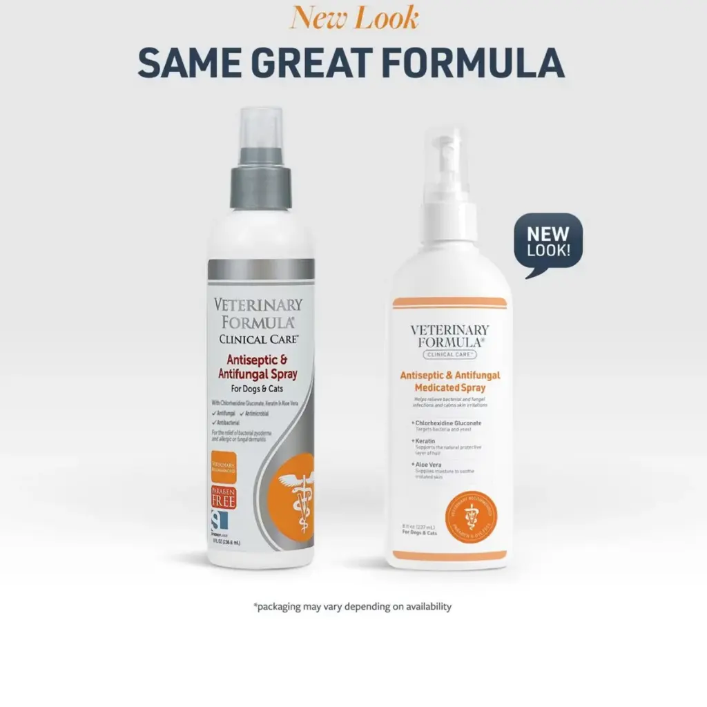 Synergy Labs Veterinary Formula Clinical Care Antiseptic & Antifungal Spray For Dogs & Cats 236ml[Volume - 236ml]