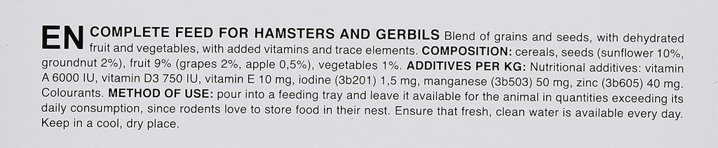 Padovan Grandmix Criceti (Hamster)[Weight - 400g]