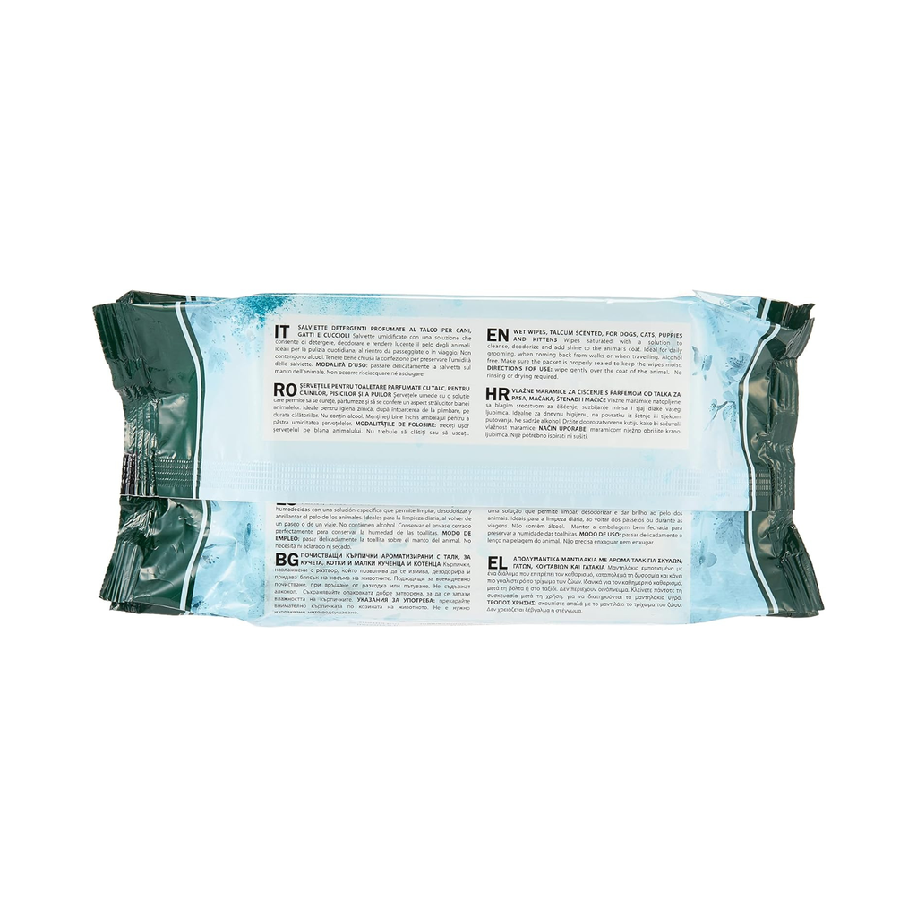 Padovan Pet Wipes Talc (40 Wipes)