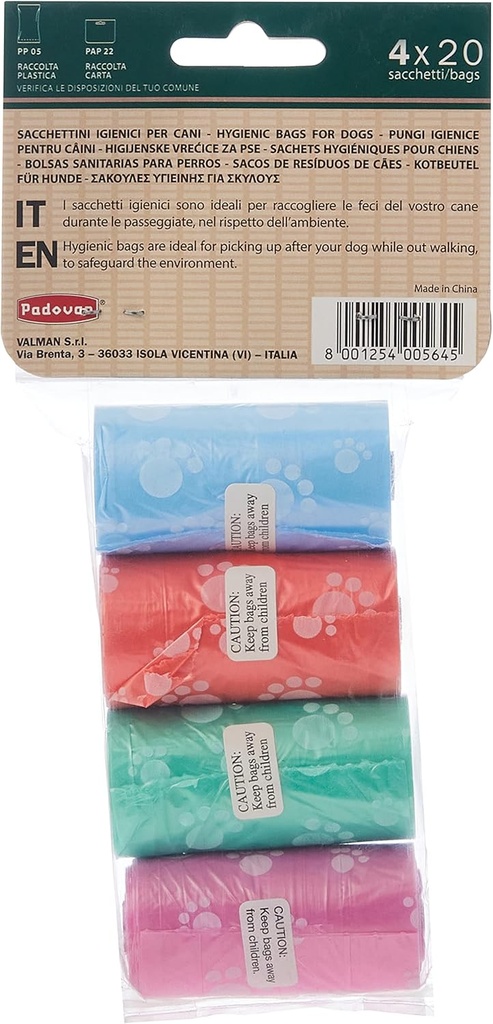 Padovan Waste Bag, Mix Colour