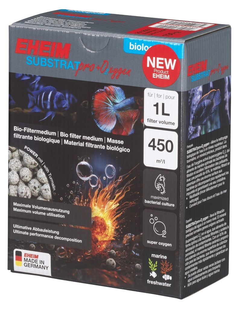EHEIM SUBSTRATpro+ O₂xygen 730g ≈ 1l filter media