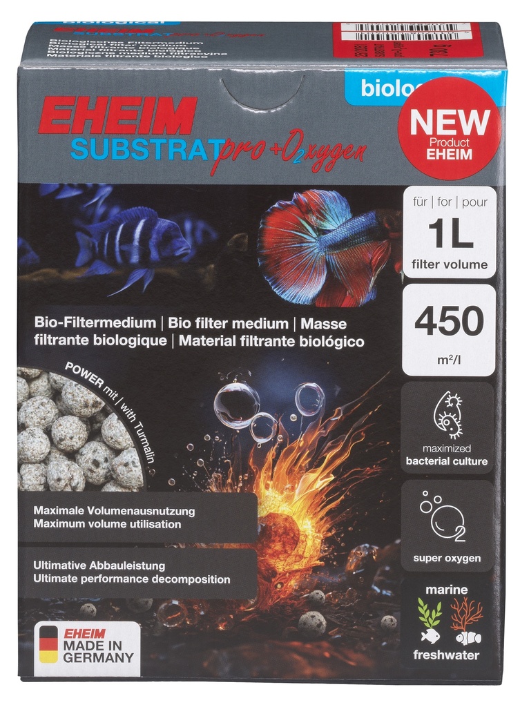 EHEIM SUBSTRATpro+ O₂xygen 730g ≈ 1l filter media