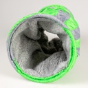 Duvo Play Tunnel Grey/Green 35cm[Length - 35cm]