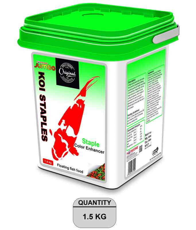 Horizone Jumbo Koi Staples 1.5Kg[Weight - 1.5kg]