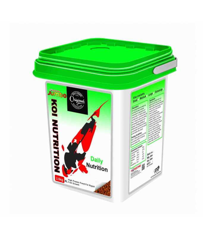 Horizone Jumbo Koi Nutrition 2.5kg- Extra Large (6mm)