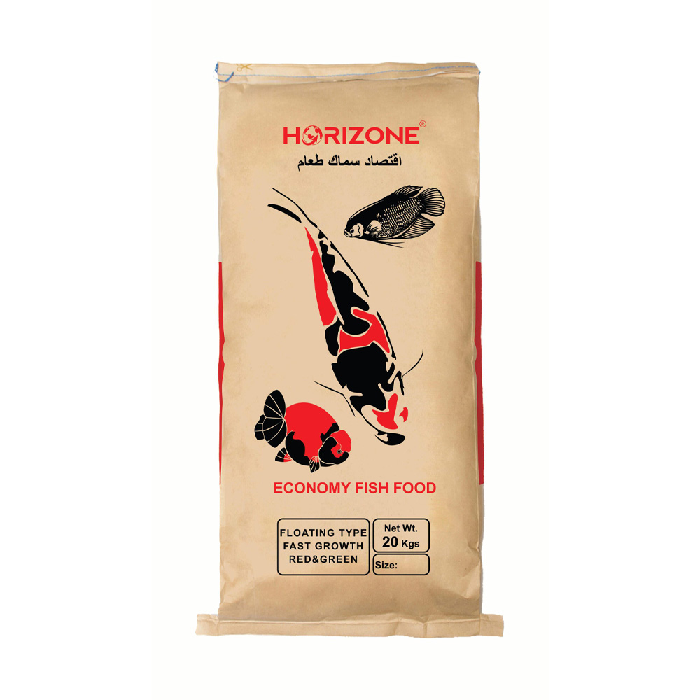 Horizone Economic Fish Food 20kg -1.5mm[Weight - 20kg]