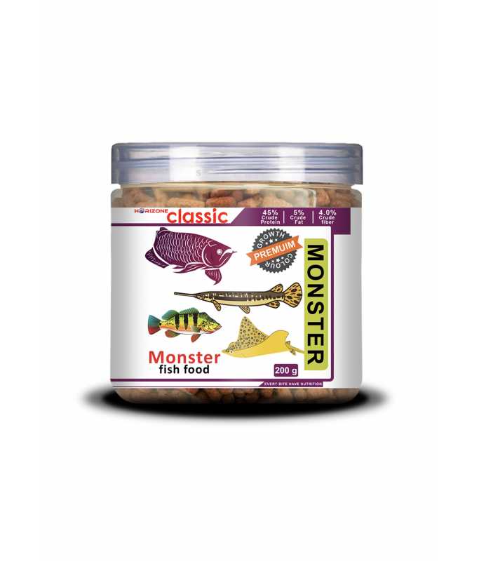 Horizone Classic Monster Fish Food[Weight - 200g]