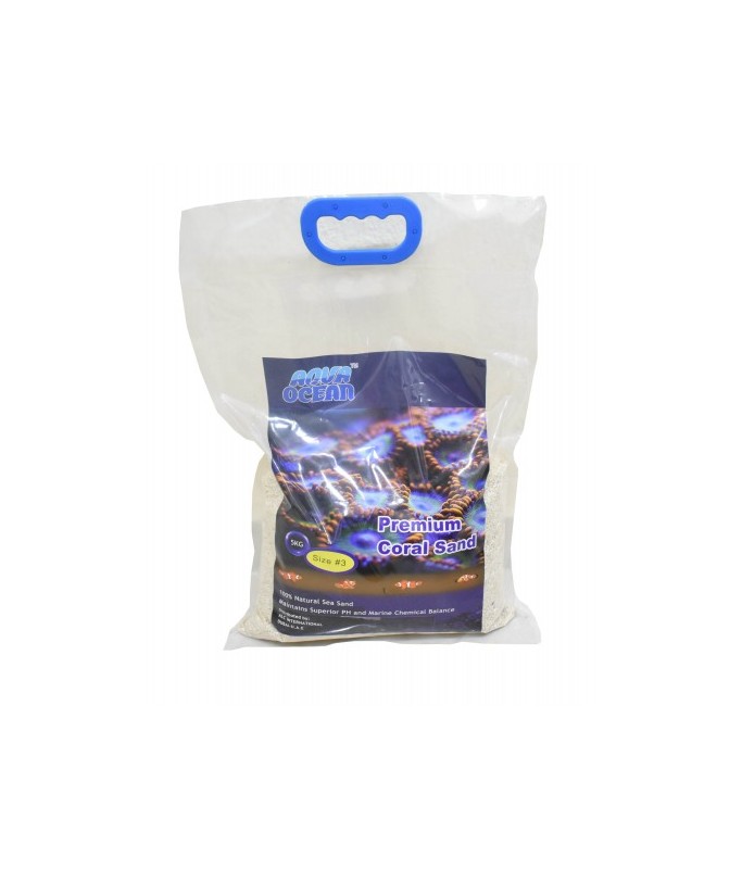 Aqua Ocean Premium Coral Sand Size-3(3-4mm)[Weight - 5kg]