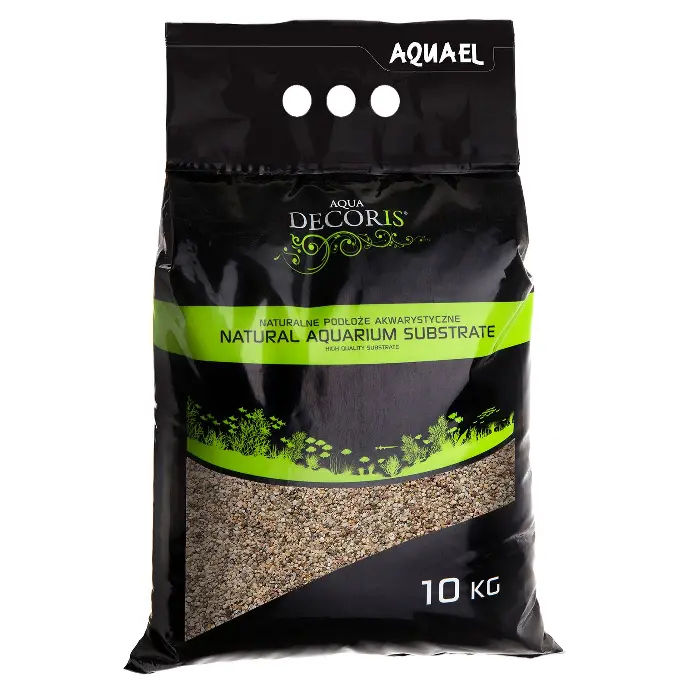 Aquael Natural Multicoloured Gravel 1.4-2  mm[Weight - 10kg]