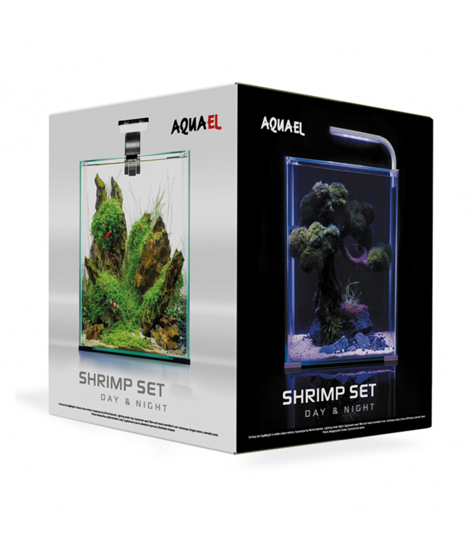 Aquael Shrimp Set Smart Black-Day & Night[Volume - 20L]