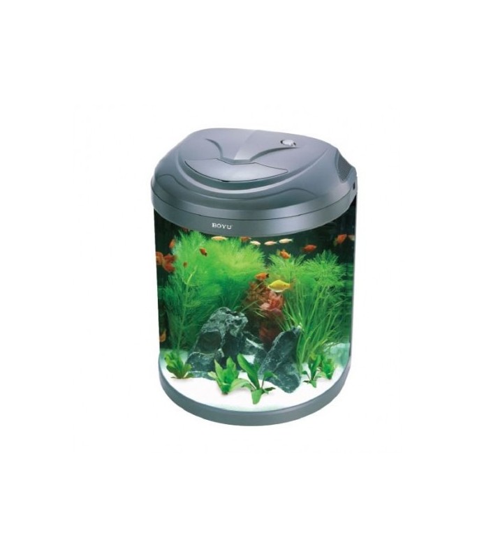 BOYU AQUARIUM BYG-26 HALFMOON WITHOUT CABINET(328X257X473)