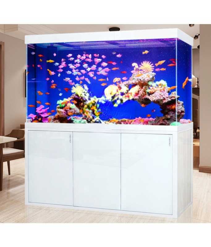 Karis Aquarium LYP-Series[Color - White, Dimension - 1200 x 360 x 1600mm]