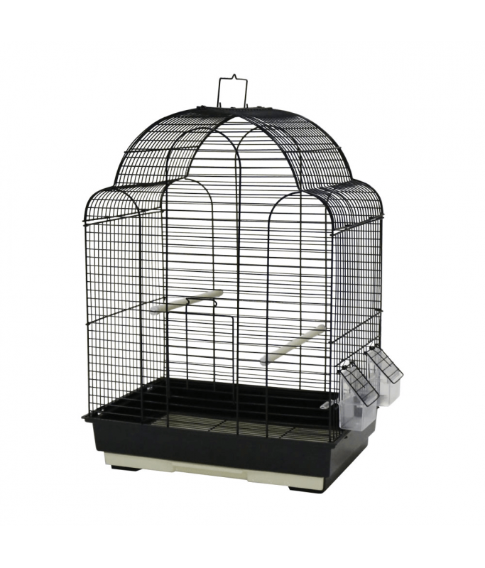 Dayang Bird Cage (Medium) - 42 x 30 x 57cm[Dimension - 42 x 30 x 57cm]-Black (only sold by 6pcs)