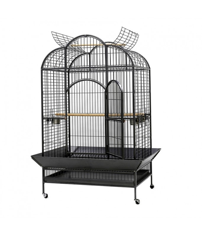 Dayang Bird Cage (A24) - 131.5 x 102 x 185cm[Dimension - 131.5 x 102 x 185cm]-Black