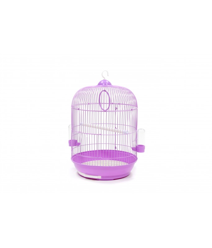 Dayang Bird Cage - A309 (Round) - 33 x 33 x 53cm[Color - White, Dimension - 33 x 33 x 53cm]