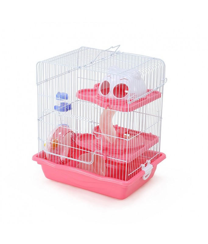 Dayang Hamster Cage (M012) - 35.5 x 26.6 x 40.5cm[Dimension - 35.5 x 26.6 x 40.5cm]