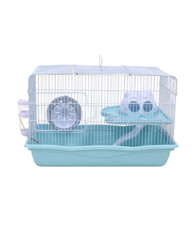 Dayang Hamster Cage(BC-M0301) 55x34x36cm, Assorted Colors (Only Sold By Box Of 6 Pcs)