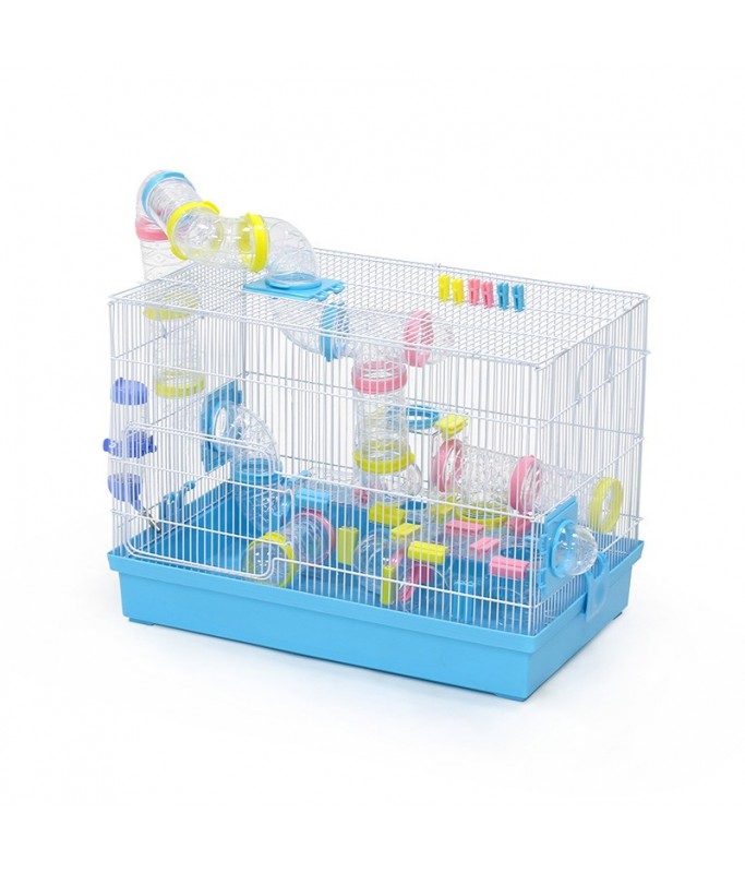 Dayang Hamster Cage (MO600) - 51 x 31.5 x 37.5cm-Assorted Colors