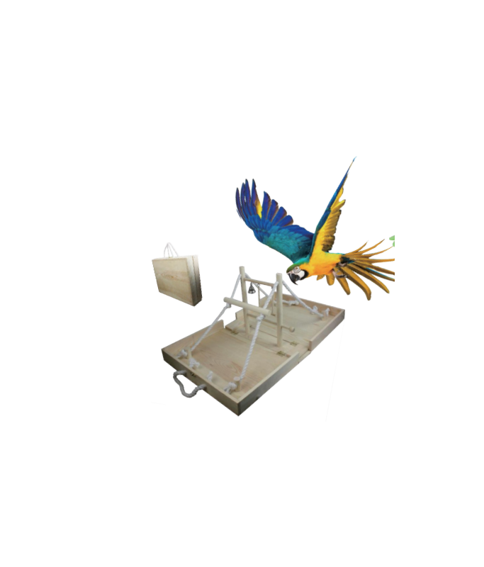 Vanpet Bird Playground (Foldable)-38 x30x10 cm-BTLB03009