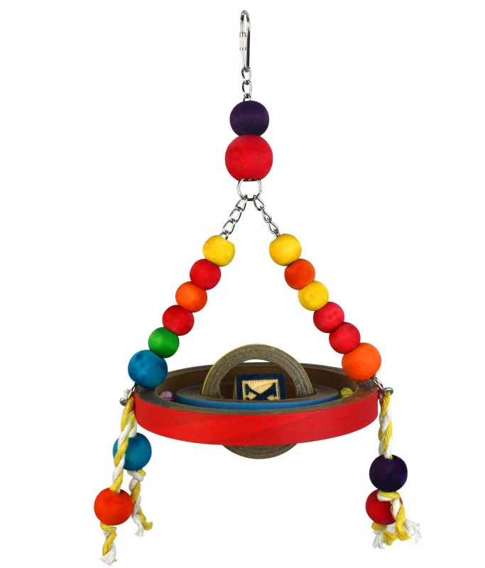 Pado Disc Shape Hanging Bird Toy - 35 x 15 cm