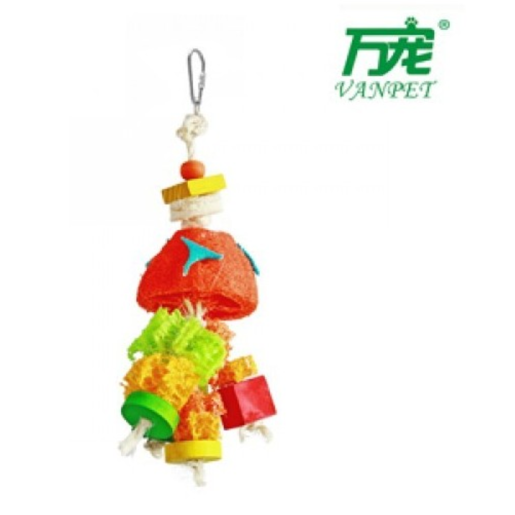 VanPet Bird Toy Natural And Clean 0059 - 28x12 cm