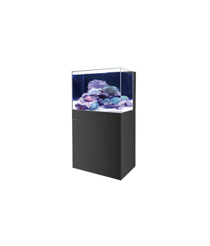 Boyu Marine Aquarium-Black, Tank + Cabinet Set (Back Filtration System)[Dimension - 673x534x483cm]