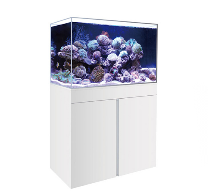 Boyu Marine Aquarium-White, Tank + Cabinet Set (Bottom Filtration System)[Dimension - 915x533x508cm]