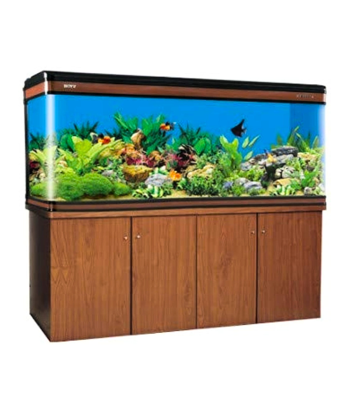 Boyu LZ-2000 Aquarium (2029L x 600W x 850H mm) with Cabinet (Cherry Color)[Dimension - 2029L x 600W x 850H mm]