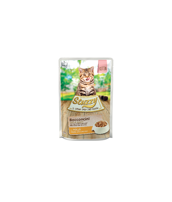 Stuzzy Cat Chunks with Chicken for Kittens  85g (Min Order 85g -24pcs)[Weight - 85g]