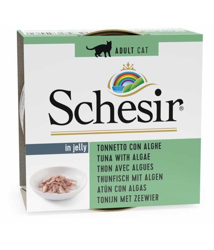 Schesir Cat Wet Food-Tuna With Algae (Min Order 85g - 14pcs)[Weight - 85g]