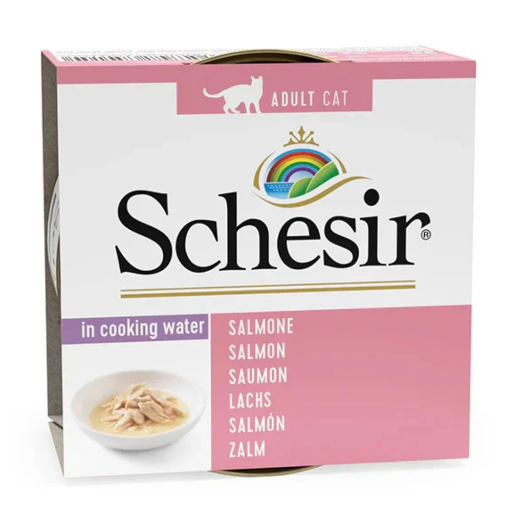 Schesir Cat Wet Food-Salmon Natural Style (Min Order 85g * 14pcs)[Weight - 85g]