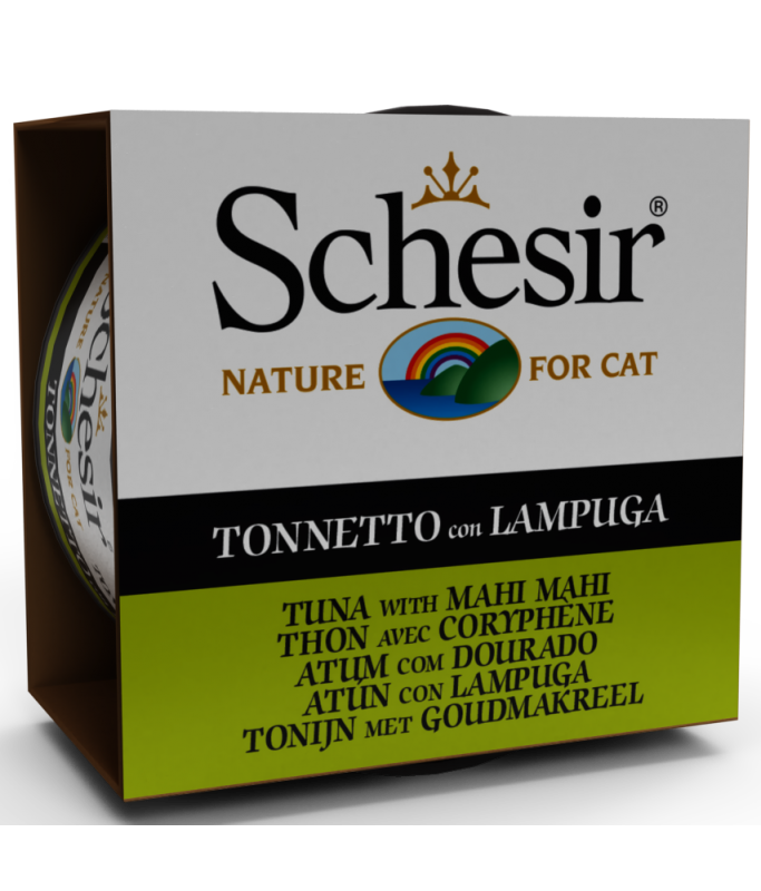 Schesir Cat Wet Food-Tuna With Mahi (Min Order 85g - 14pcs)[Weight - 85g]